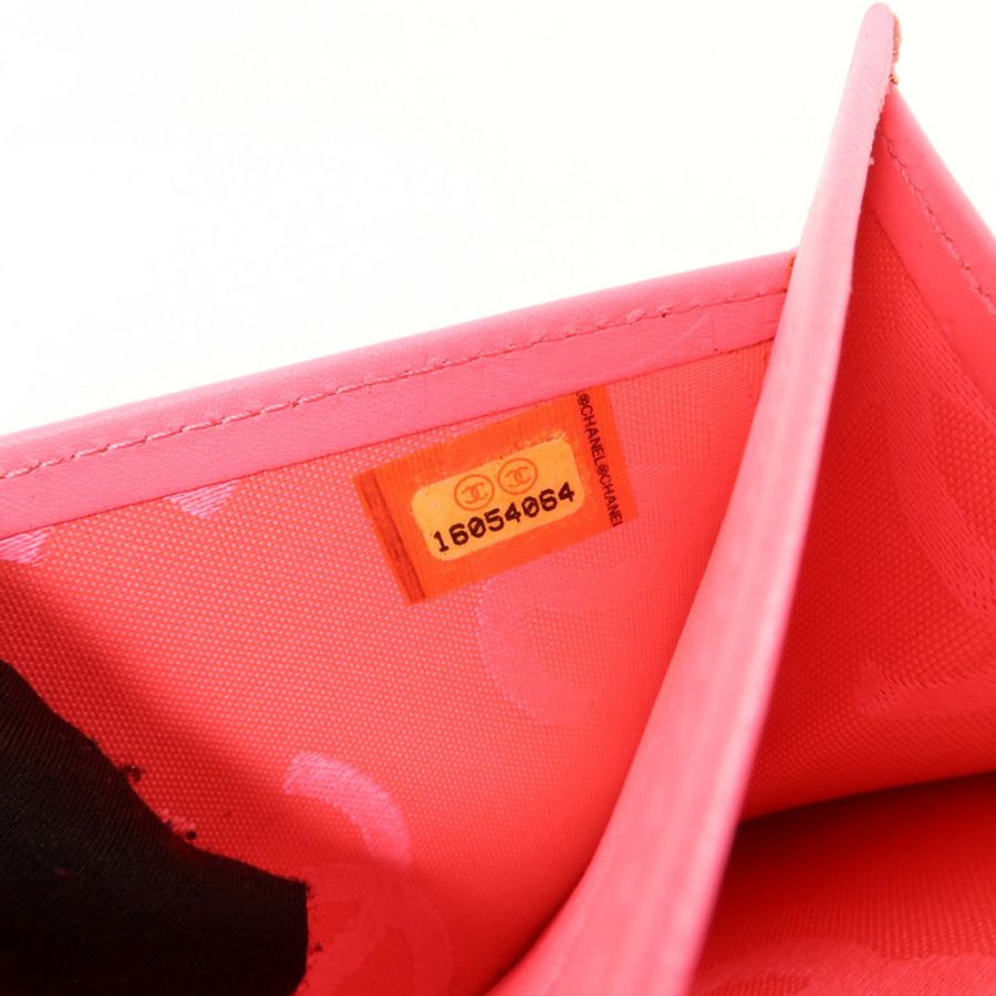 CHANEL 牛皮皮革Cambon Long Wallet長錢包-8
