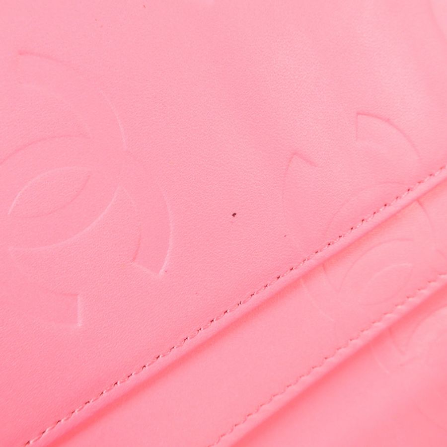 CHANEL 牛皮皮革Cambon Long Wallet長錢包-17