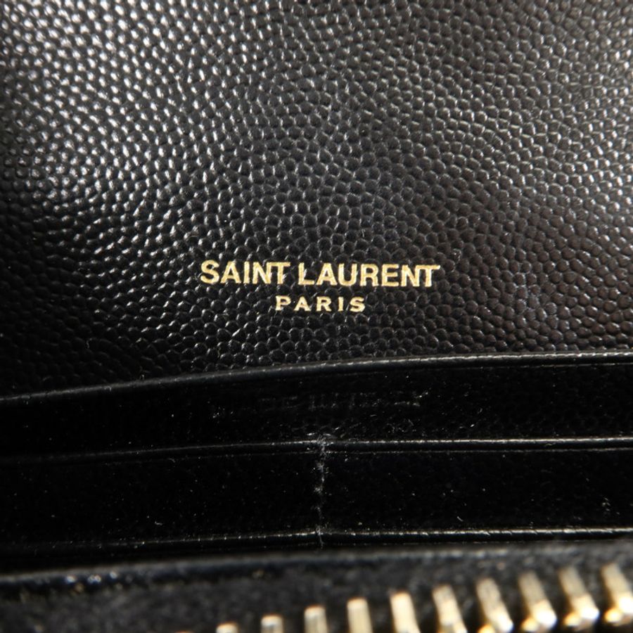 SAINT LAURENT 牛皮皮革Long Wallet長錢包-5