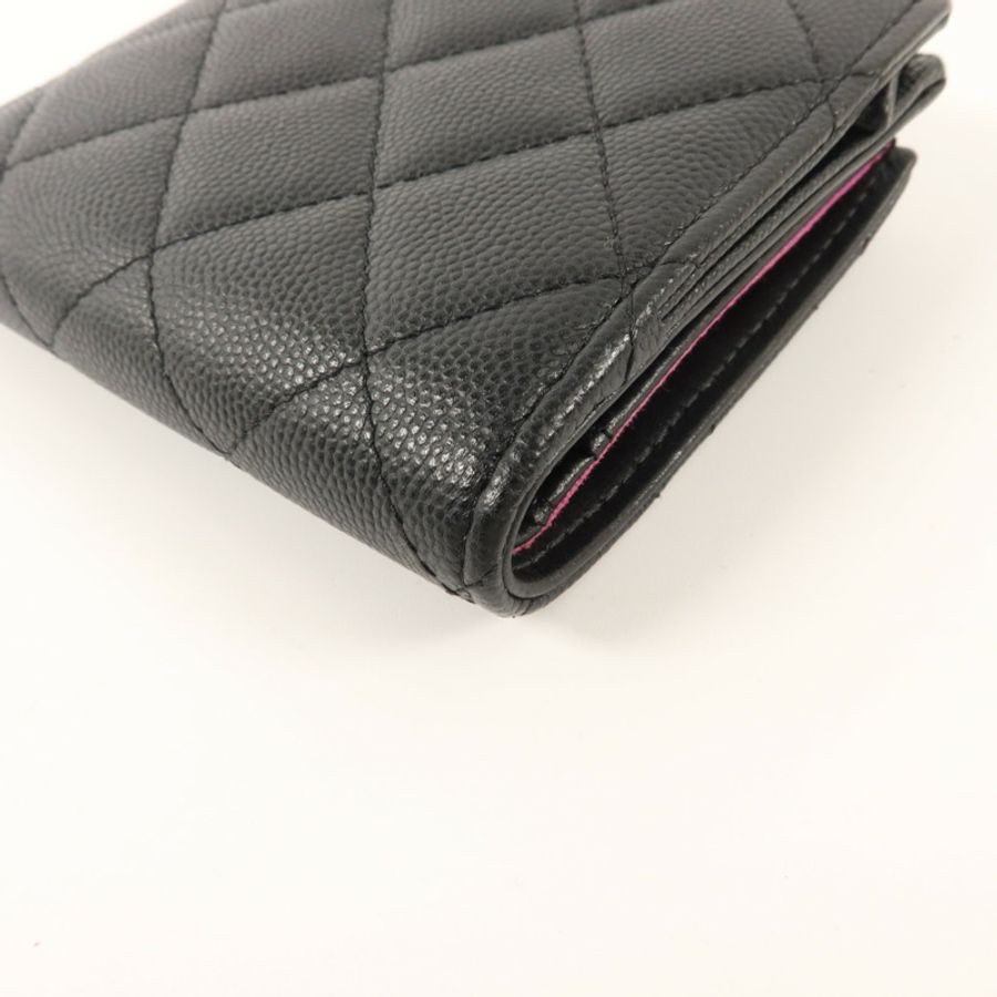 CHANEL 牛皮皮革Bifold Wallet錢包-14