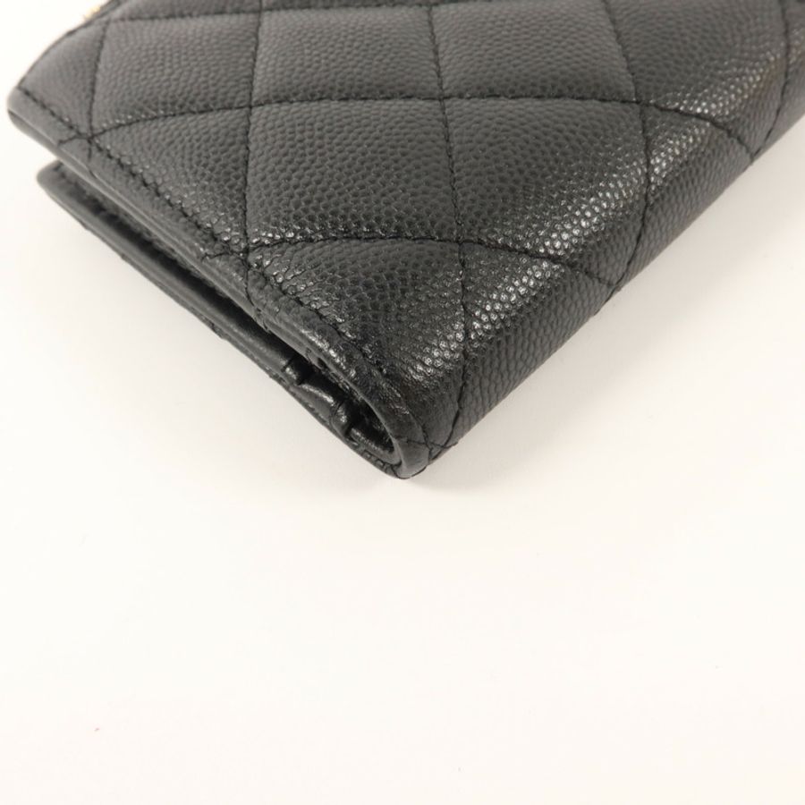 CHANEL 牛皮皮革Bifold Wallet錢包-15