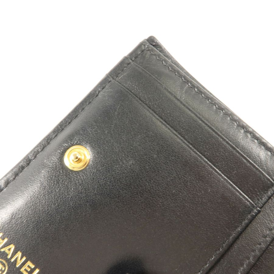 CHANEL 牛皮皮革Bifold Wallet錢包-16