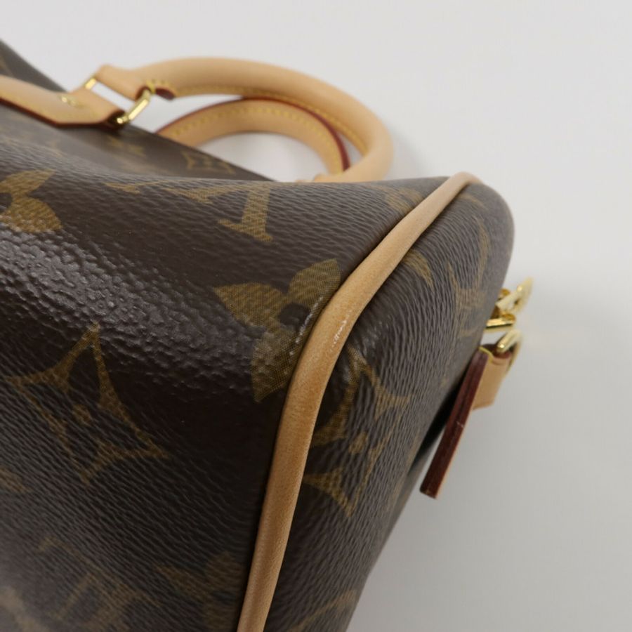 LOUIS VUITTON Monogram Speedy Bandouliere 20手挽肩背兩用袋-14