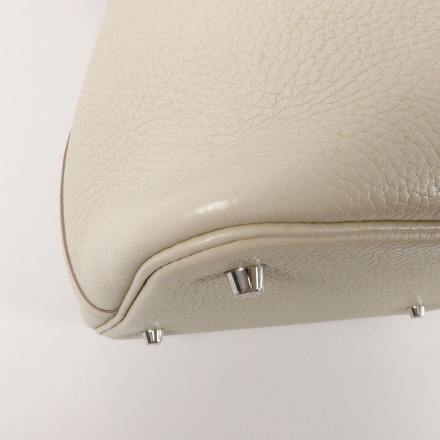 HERMES Clemence皮革Picotin MM手挽袋Beton-10