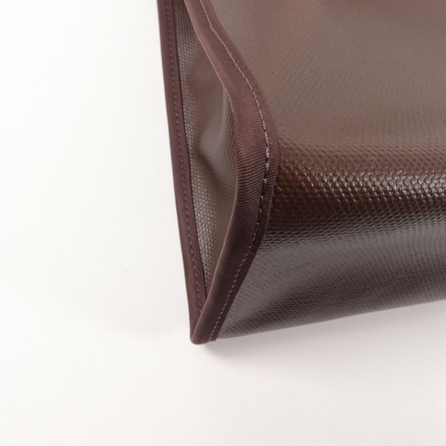 HERMES Toile H帆布/Vache Hunter皮革Herbag PM手挽肩背兩用袋Rouge Sellier-14