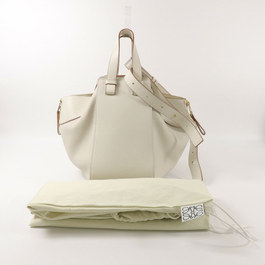 LOEWE 牛皮皮革Hammock Small手挽肩背兩用袋-9