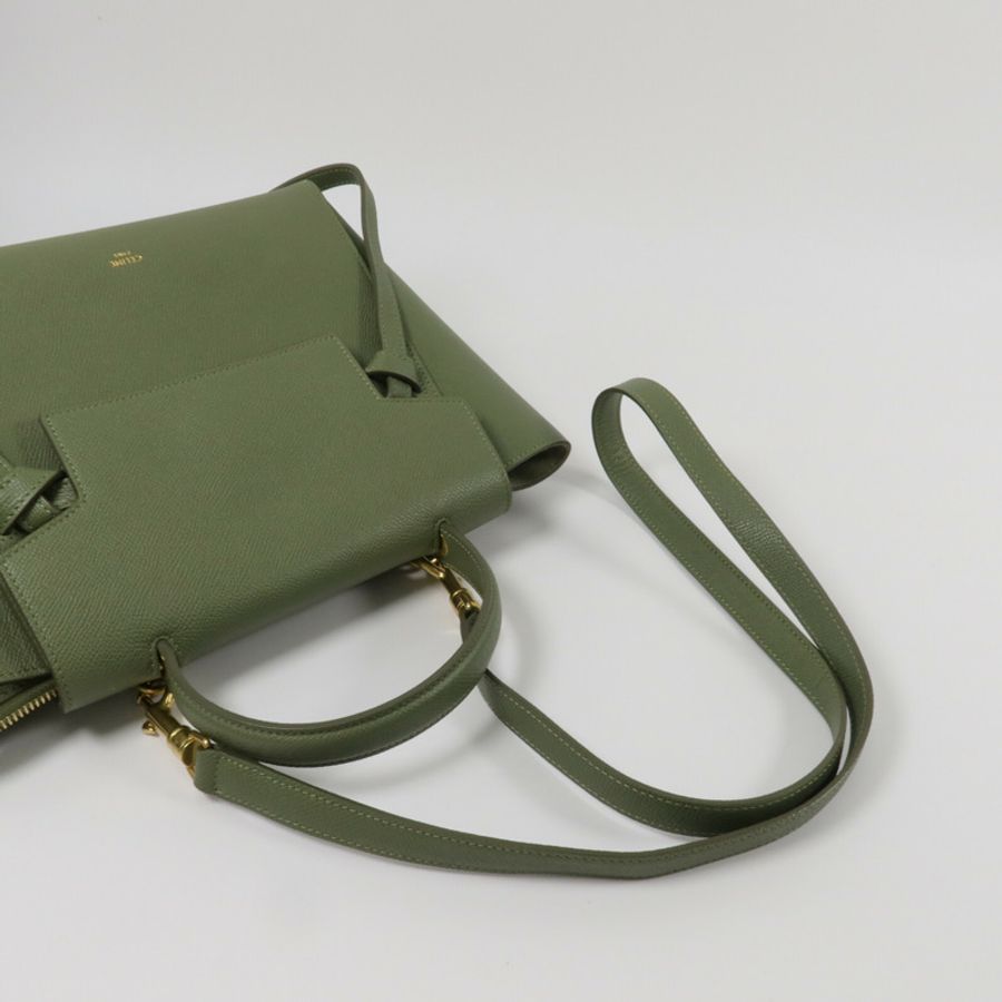 CELINE 牛皮皮革Micro Belt Bag手挽肩背兩用袋-9