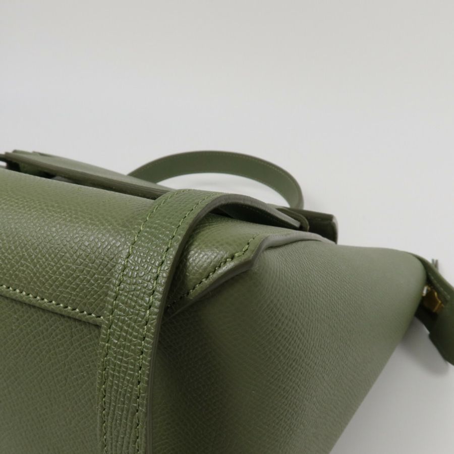 CELINE 牛皮皮革Micro Belt Bag手挽肩背兩用袋-12