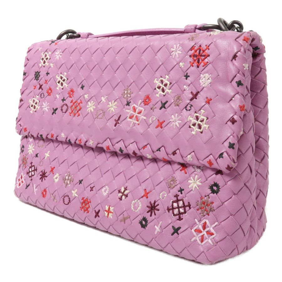 BOTTEGA VENETA 羊皮皮革Chain Shoulder鏈帶肩背袋-2