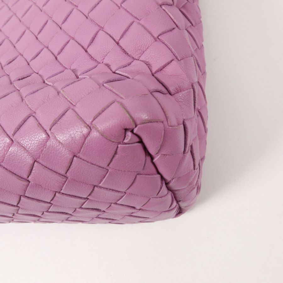 BOTTEGA VENETA 羊皮皮革Chain Shoulder鏈帶肩背袋-11
