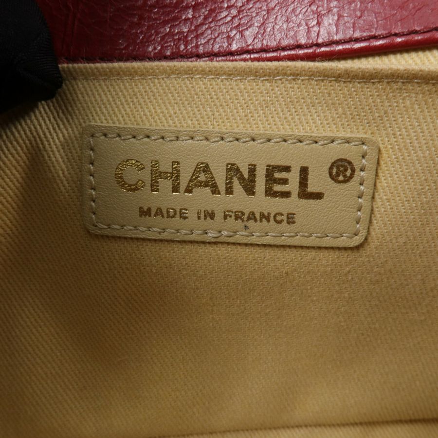 CHANEL 牛皮皮革Boy 25鏈帶肩背袋-5