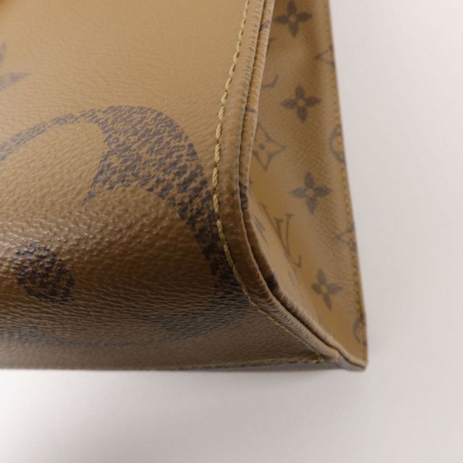 LOUIS VUITTON Monogram Giant On The Go MM手挽肩背兩用袋-10