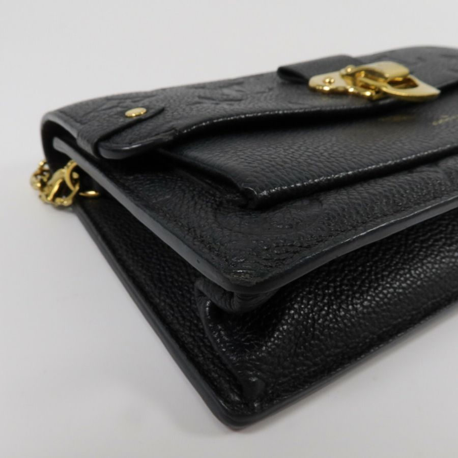 LOUIS VUITTON Monogram Empreinte Vavin鏈帶肩背袋-10