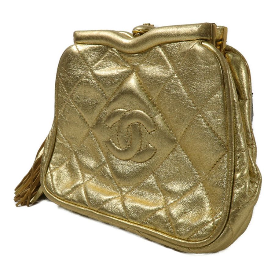 CHANEL 羊皮皮革Shoulder Bag鏈帶肩背袋-2