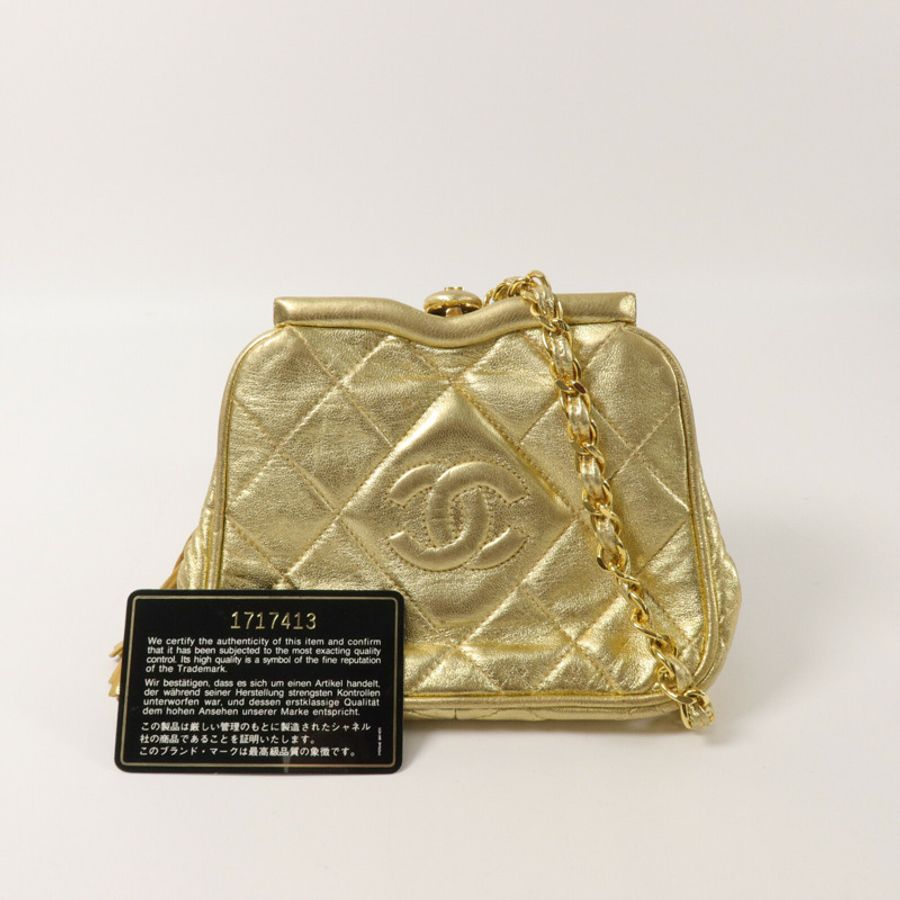 CHANEL 羊皮皮革Shoulder Bag鏈帶肩背袋-13