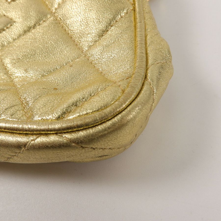 CHANEL 羊皮皮革Shoulder Bag鏈帶肩背袋-15