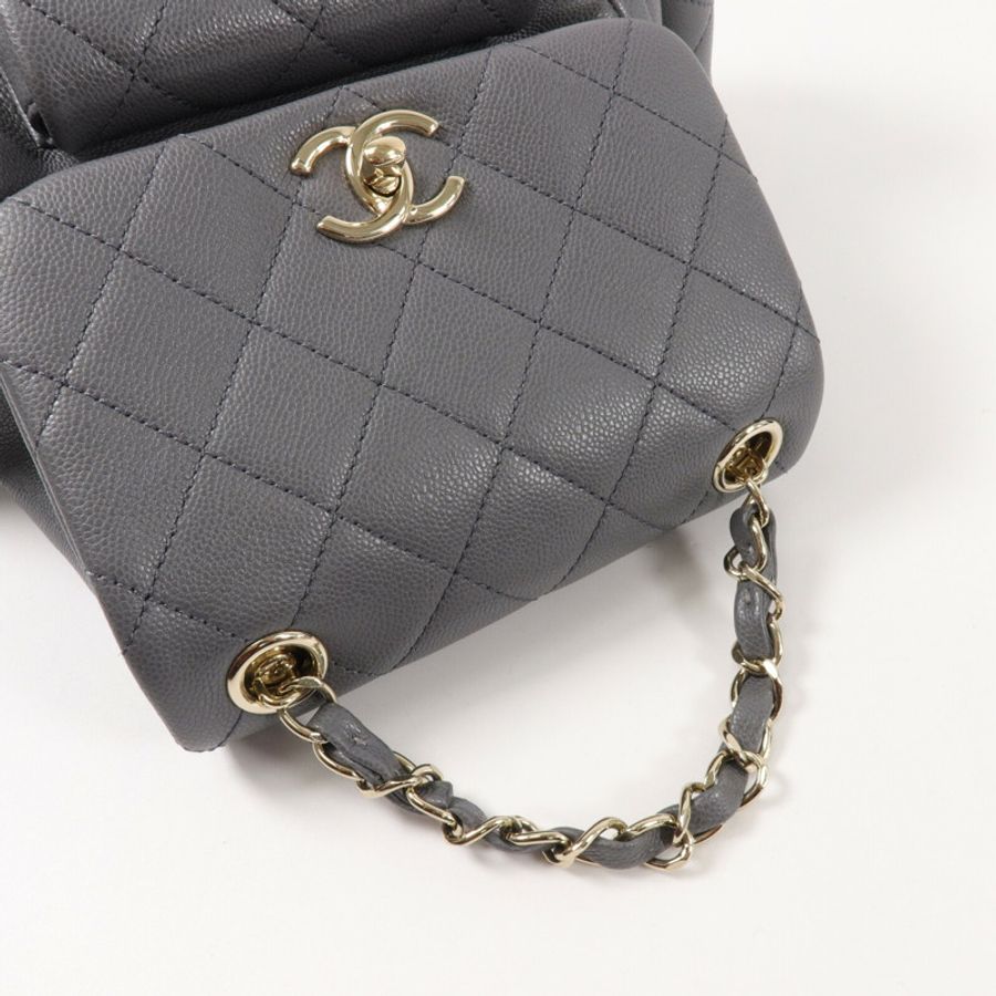 CHANEL 牛皮皮革Duma Backpack背包-8