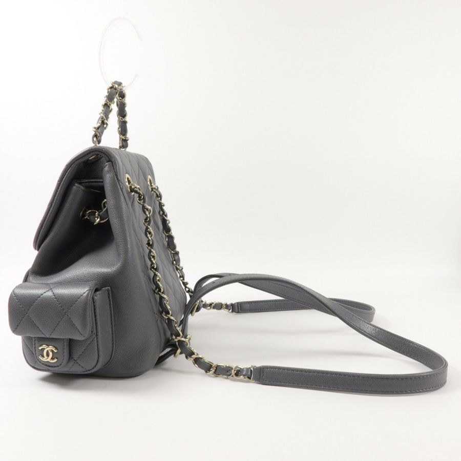 CHANEL 牛皮皮革Duma Backpack背包-9
