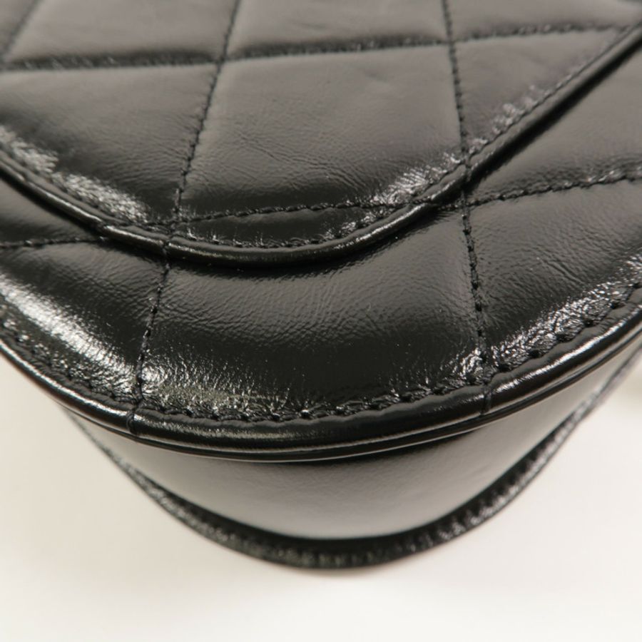 CHANEL 牛皮皮革Saddle Bag肩背袋-11
