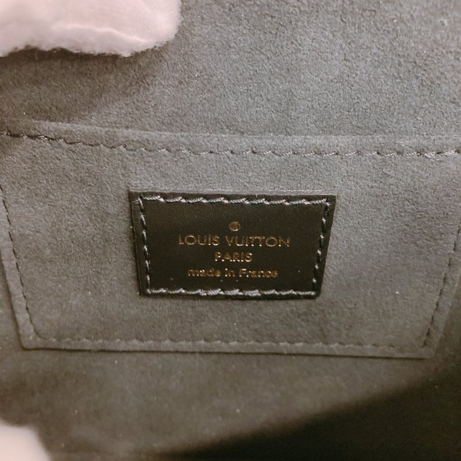 MS0754 Louis Vuitton 路易威登 水波紋 樹皮紋 迷你 兩用 黑色金扣 Mini Dauphine 19cm Epi Leather Black x GHW-17