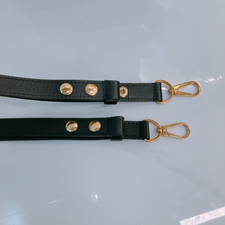MS0754 Louis Vuitton 路易威登 水波紋 樹皮紋 迷你 兩用 黑色金扣 Mini Dauphine 19cm Epi Leather Black x GHW-21