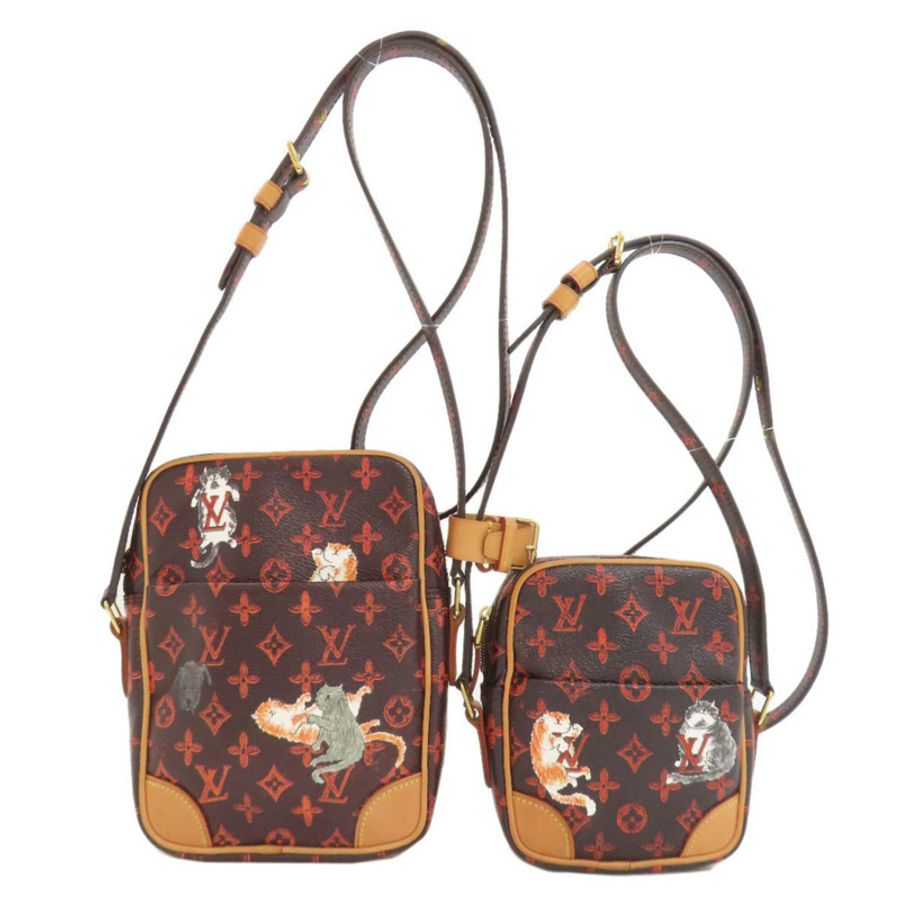 路易威登 M44399 Panam Set Catgram 單肩包，Monogram 帆布材質，女款-0