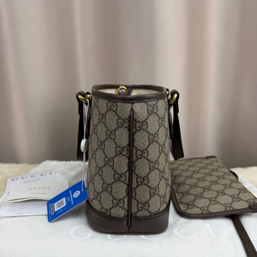 古馳gucci ophidia op子母包 迷你mini托特 老花tote手提包 購物袋 單肩包 斜挎包-3