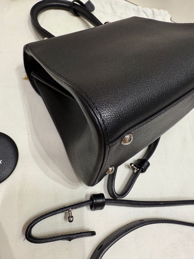 DELVAUX 德爾沃brillant黑銀mini 尺寸20*11*16cm-8