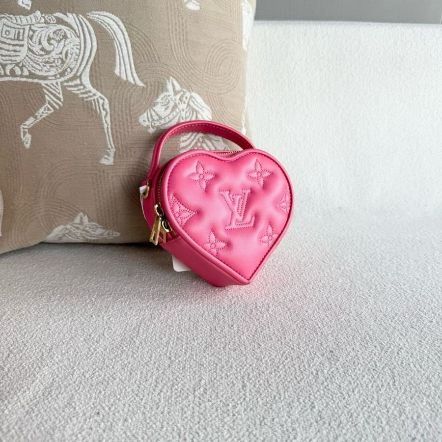 【威選精品】💖 Louis Vuitton Pop My Heart 粉色桃心愛心鏈條包 💖-4
