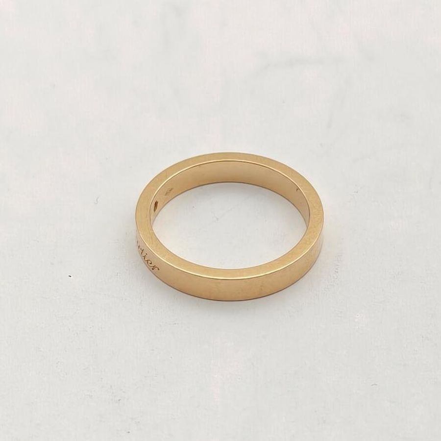 CARTIER CDECARTIER系列單鑽窄版戒指18K玫瑰金/鑽石50-2
