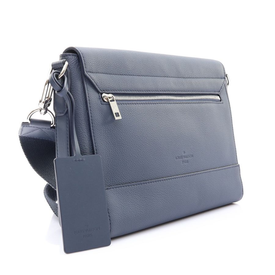 Takeoff Messenger 肩背包 深藍色 牛皮【LOUIS VUITTON LV 路易威登】 M21363-1