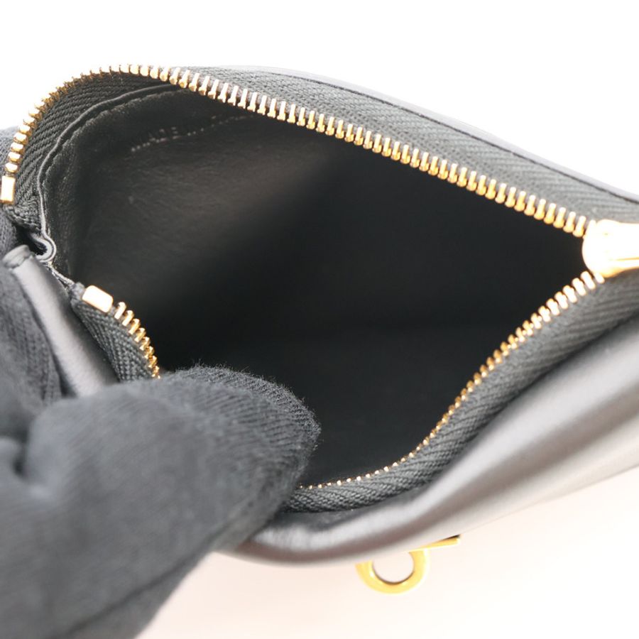 Rodeo 卡片零錢包 黑色 牛皮【BALENCIAGA 巴黎世家】 817716-4