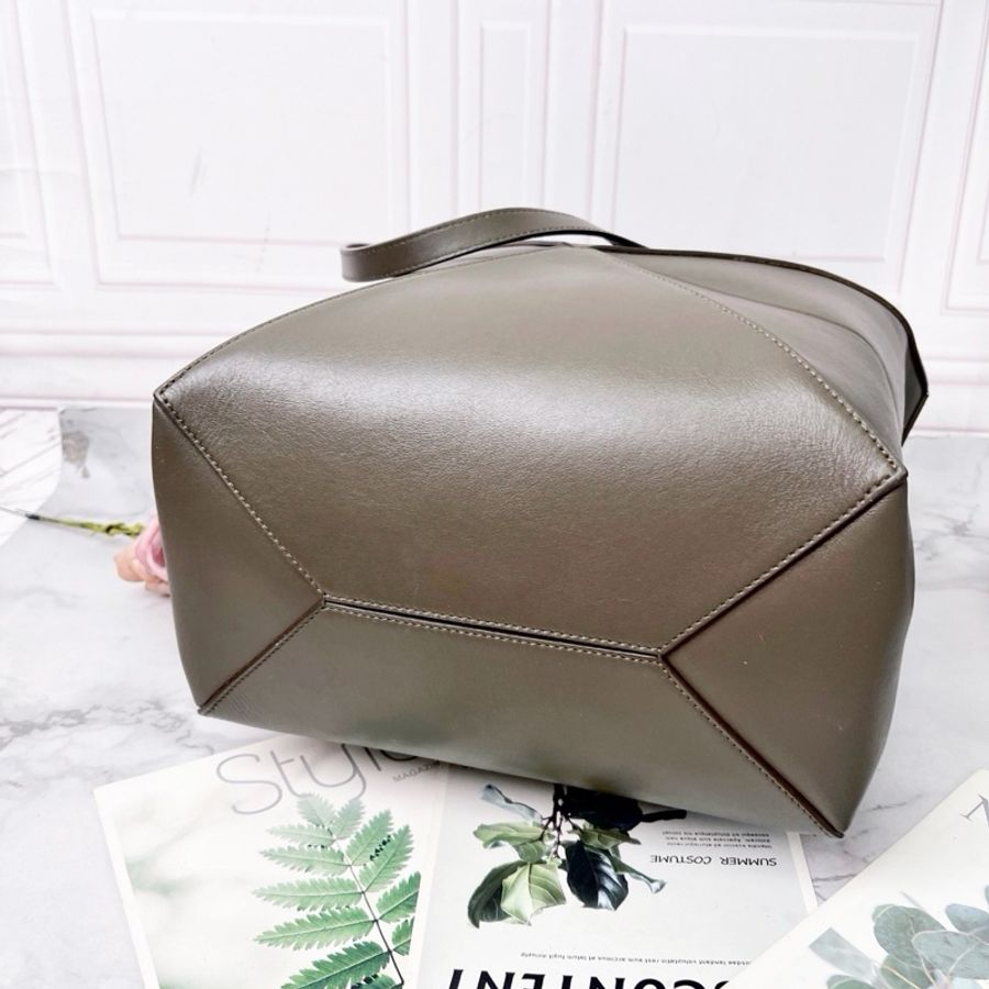 【威選精品】🤎 LOEWE Puzzle Fold 中號托特包-2
