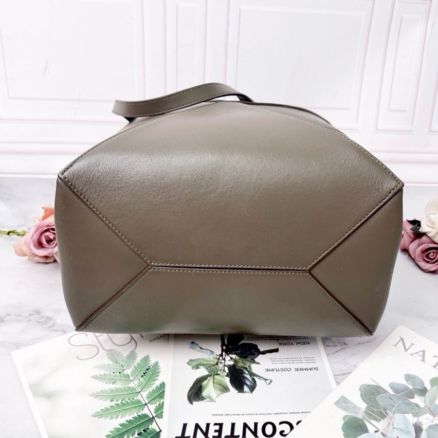 【威選精品】🤎 LOEWE Puzzle Fold 中號托特包-4