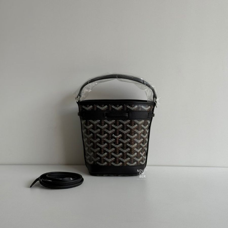 全新🆕 Goyard 戈雅 Petit Flot Mini Bucket 迷你水桶 黑色-1