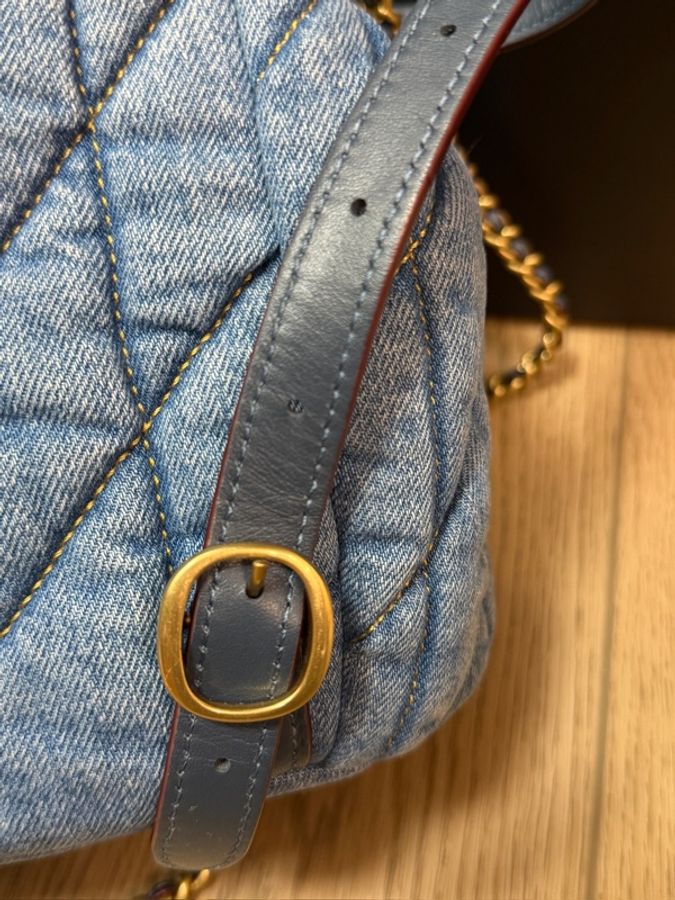 Coach 牛仔後背包 Tabby 後背包-8