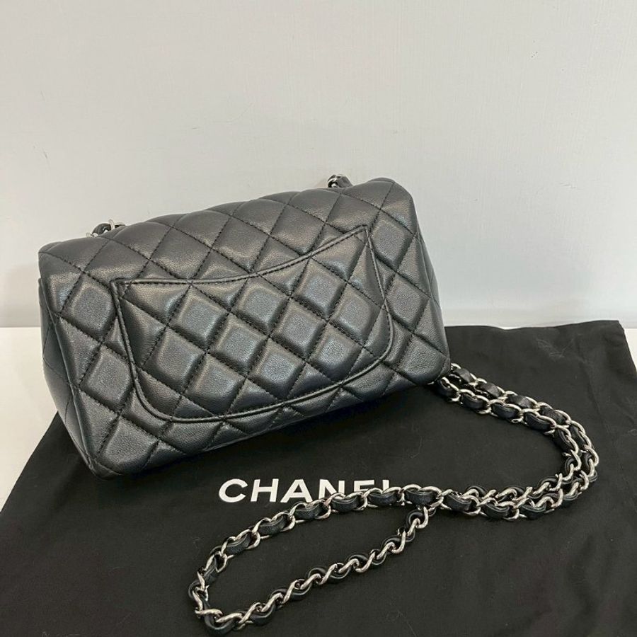 Chanel CF20黑銀-3