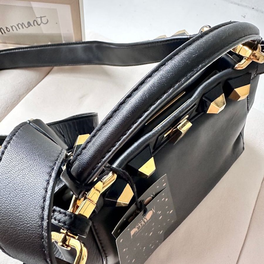 Fendi Peekaboo Studded 小羊皮 手提 肩背-19