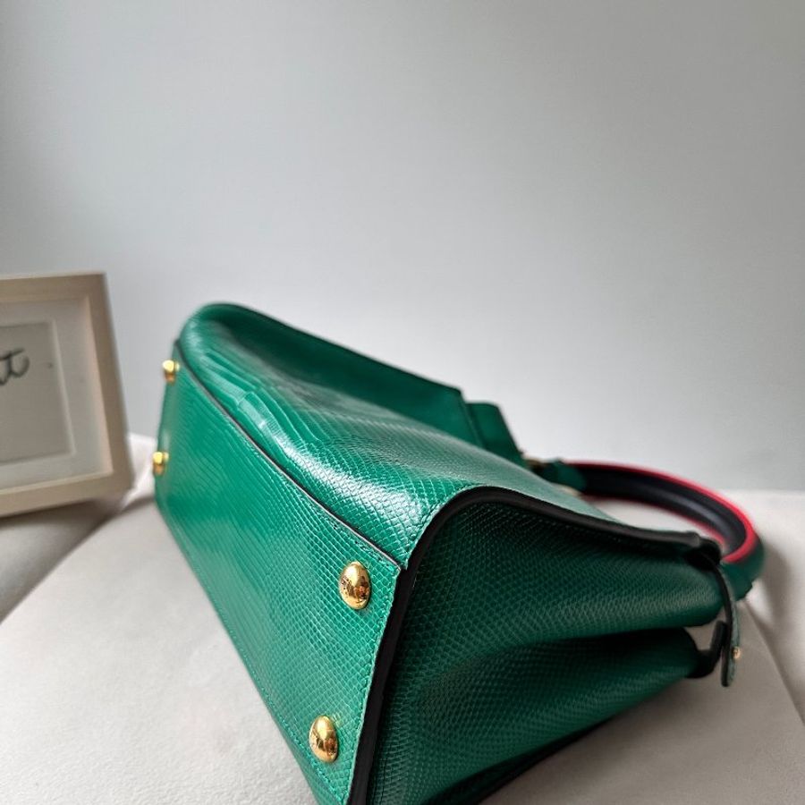 訂製款  Fendi Mini Peekaboo 特殊皮革 訂製款 撞色-15