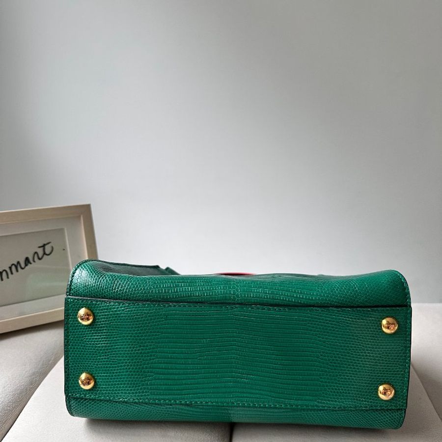 訂製款  Fendi Mini Peekaboo 特殊皮革 訂製款 撞色-16