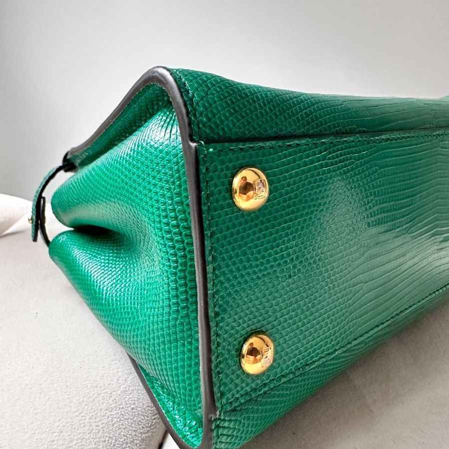 訂製款  Fendi Mini Peekaboo 特殊皮革 訂製款 撞色-19