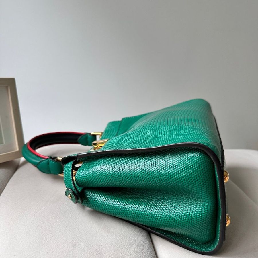 訂製款  Fendi Mini Peekaboo 特殊皮革 訂製款 撞色-20