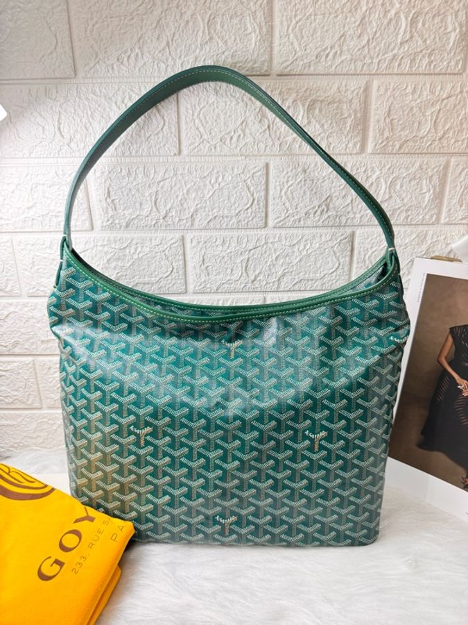 戈雅/Goyard 老花綠色子母hobo 購物-3