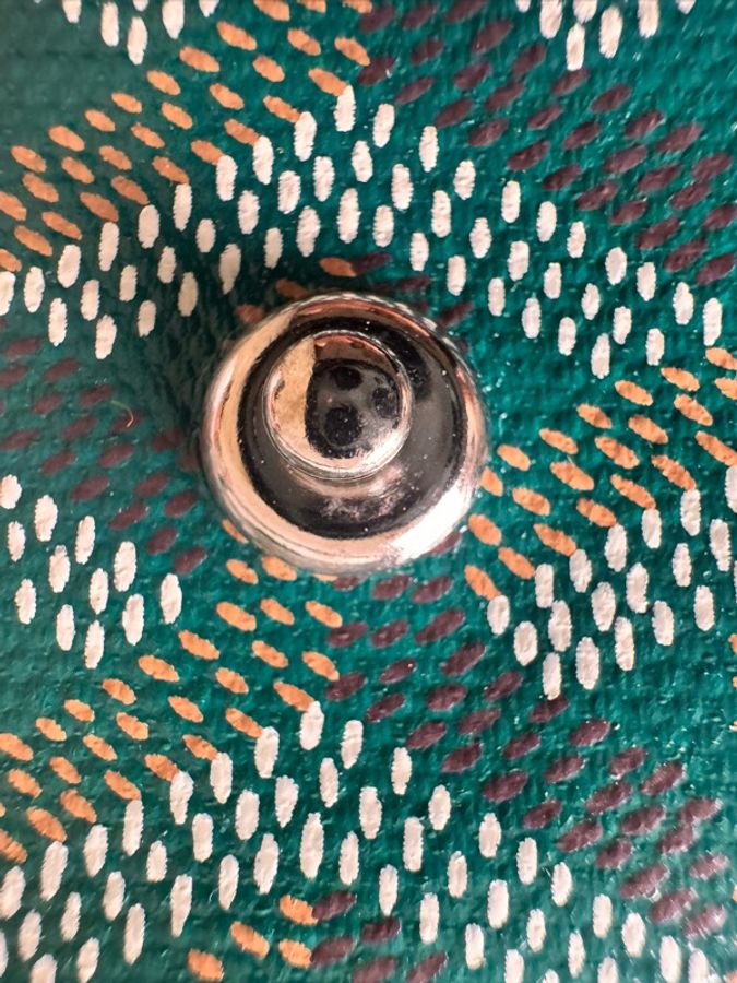 戈雅/Goyard 老花綠色子母hobo 購物-11