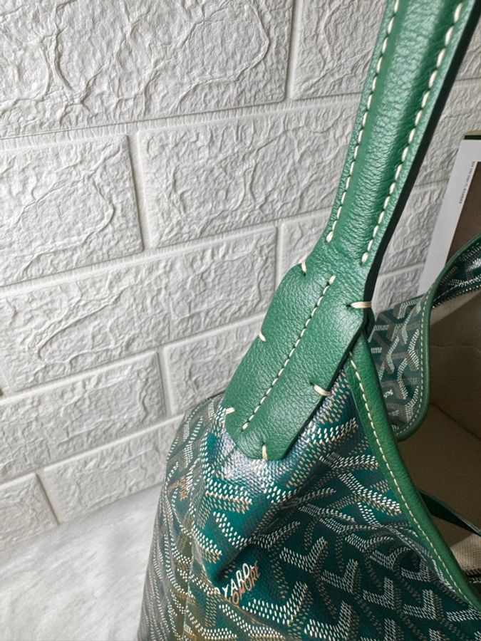 戈雅/Goyard 老花綠色子母hobo 購物-22