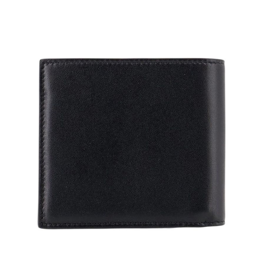【CELINE】Logo Bi-fold 羊皮 零錢包 卡夾 皮夾 短夾 黑色 藍色 10B653R24.GLK0-2