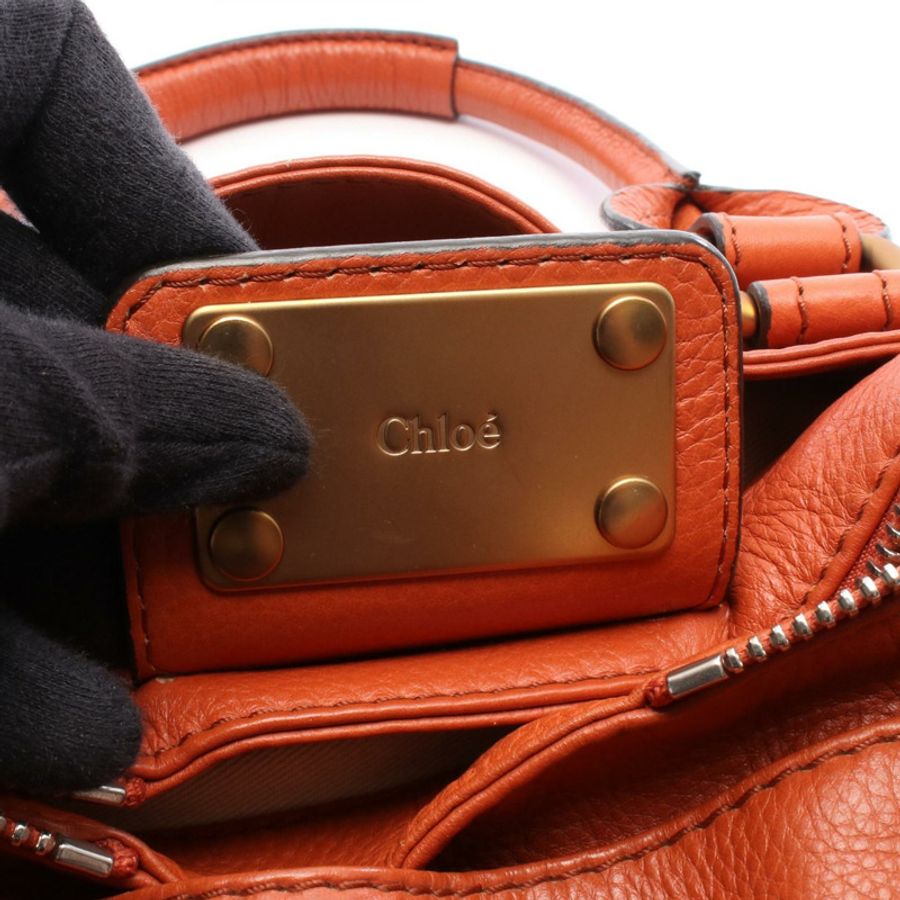 Chloe Paddington 單肩手提包 7ESA02 皮革棕色 二手 女士-3