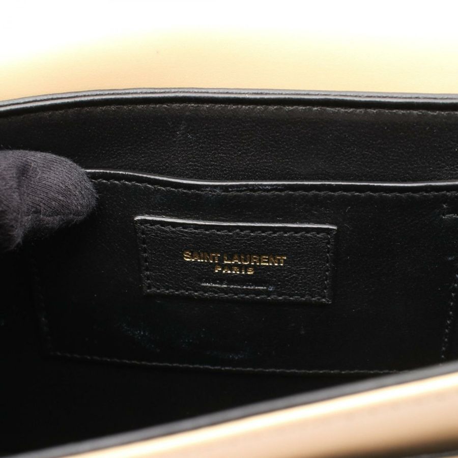 SAINT LAURENT PARIS Solferino 肩挎斜背包 634305 皮革 米色-3