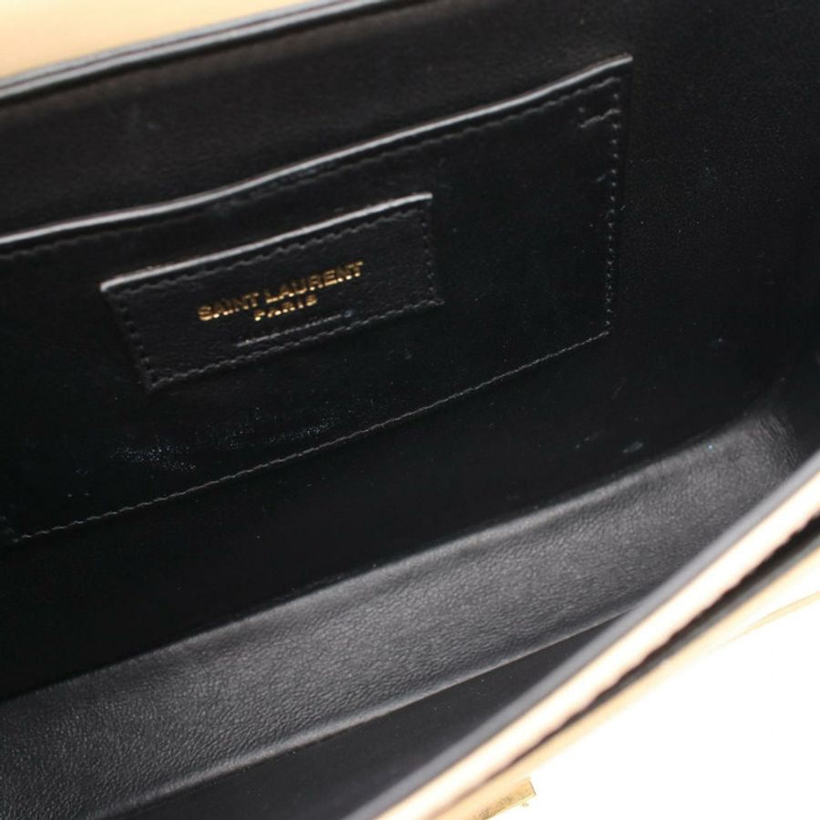 SAINT LAURENT PARIS Solferino 肩挎斜背包 634305 皮革 米色-5