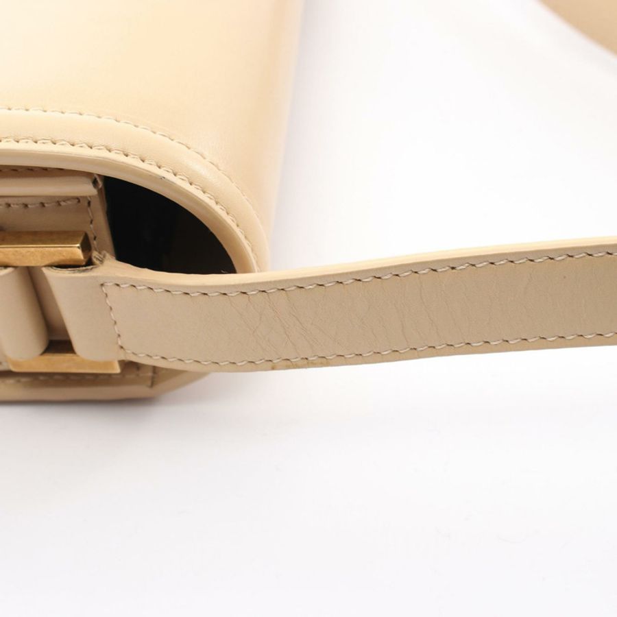 SAINT LAURENT PARIS Solferino 肩挎斜背包 634305 皮革 米色-11